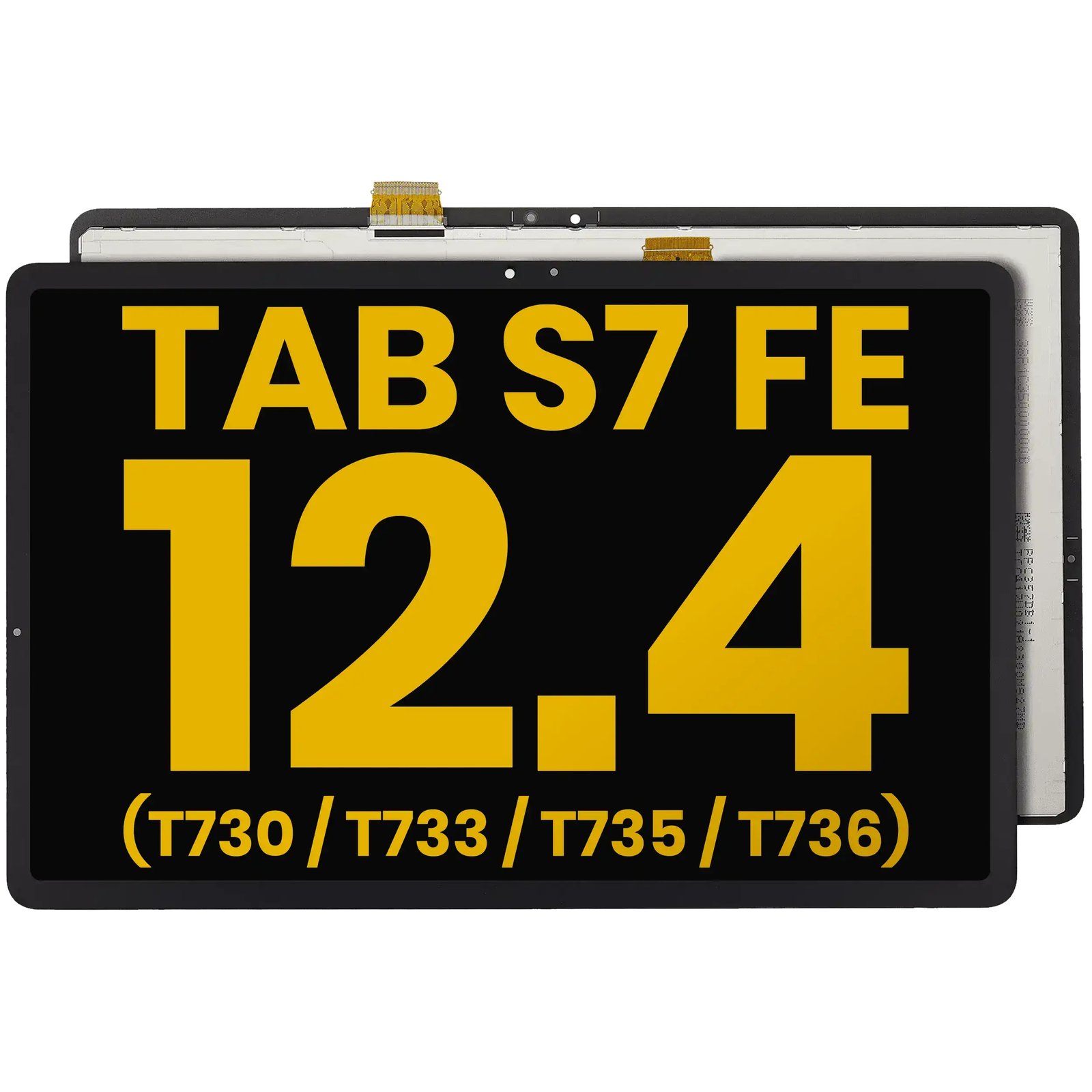 Samsung Galaxy Tab S7 FE 12.4 Display Screen | Compatible with T730 T733 T735 T736 | High-Quality Screen Replacement Assembly